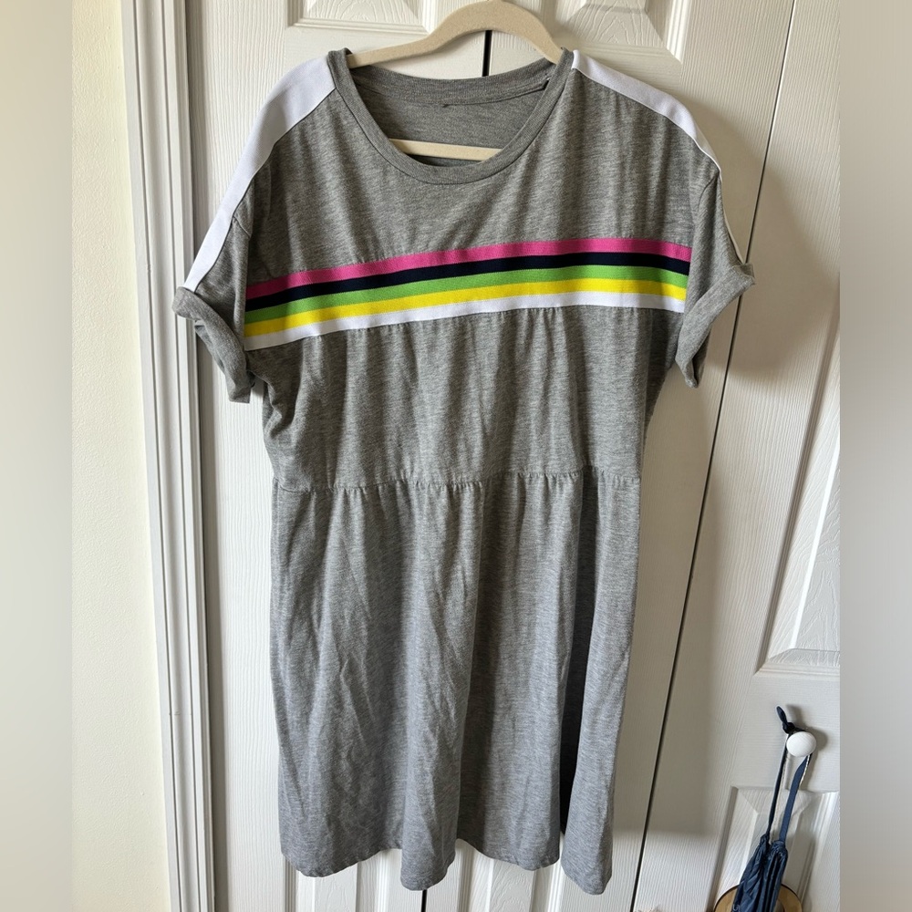 Grey T-Shirt Dress
